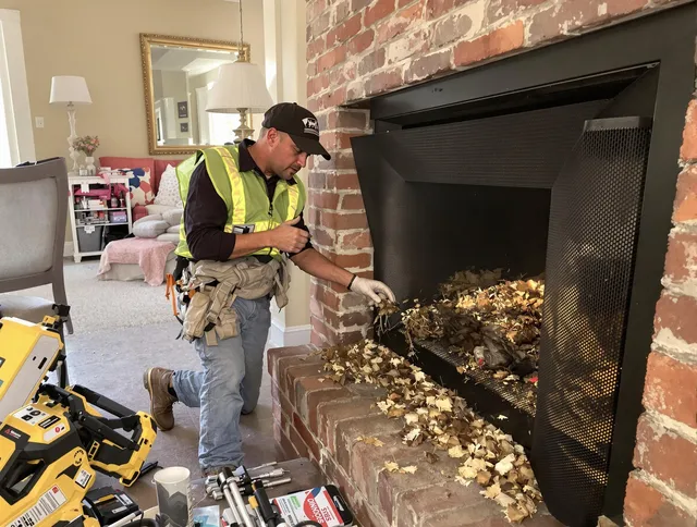 Safe screening installation by Tamarac Chimney Sweep in Tamarac, FL