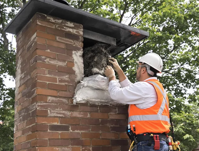 Humane removal of debris and animals by Tamarac Chimney Sweep in Tamarac, FL