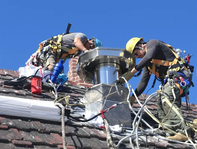 Protective chimney cap installed by Tamarac Chimney Sweep in Tamarac, FL