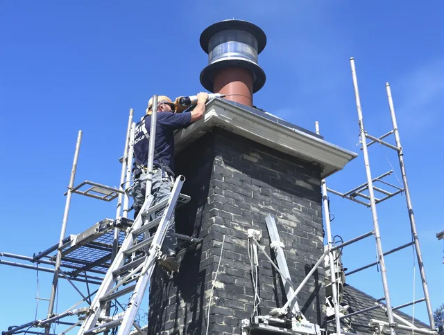 Sturdy chimney crown finished by Tamarac Chimney Sweep in Tamarac, FL