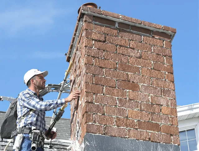 Brickwork for a chimney rebuild by Tamarac Chimney Sweep in Tamarac, FL