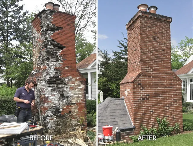 Tamarac Chimney Sweep performing a full chimney restoration in Tamarac, FL