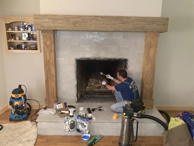 Detailed creosote removal process by Tamarac Chimney Sweep in Tamarac, FL