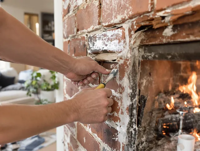Routine fireplace repair by Tamarac Chimney Sweep in Tamarac, FL
