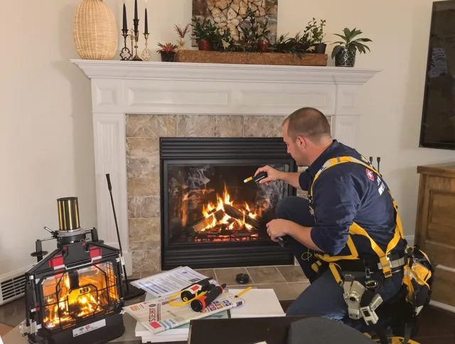 Safety-focused fireplace inspection by Tamarac Chimney Sweep in Tamarac, FL