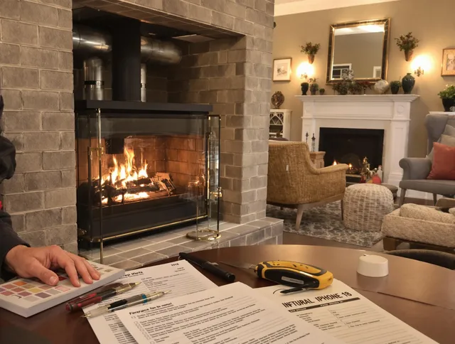 Tamarac Chimney Sweep verifying fireplace safety measures in Tamarac, FL