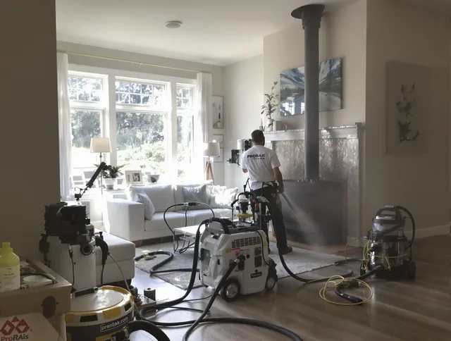 Soot removal service by Tamarac Chimney Sweep for a fireplace in Tamarac, FL